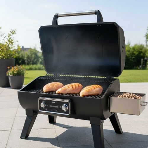 cooking chicken breast on ninja woodfire grill