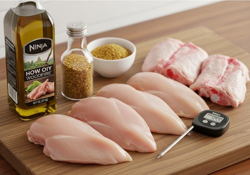 ninja woodfire grill chicken breast
