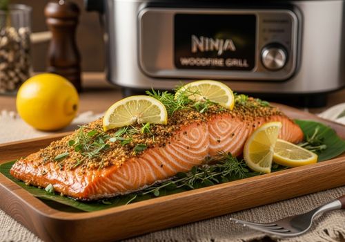ninja woodfire grill smoked salmon recipe