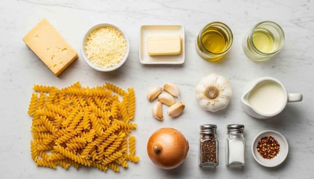 Spicy fusilli pasta recipe