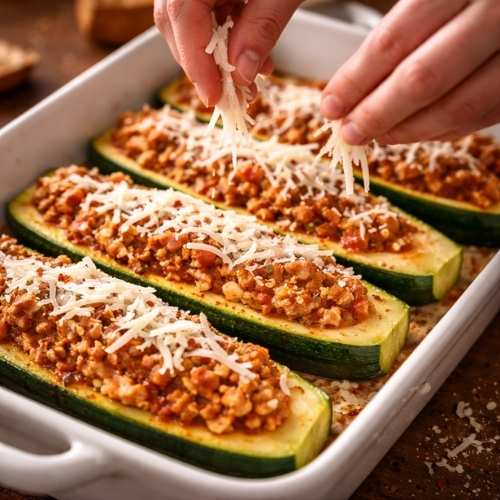 Easy zucchini chicken parmesan recipe