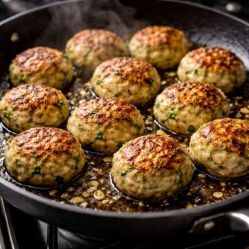 chicken and veggie meatballs