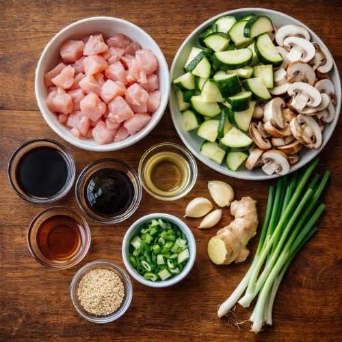 chicken mushroom zucchini recipe