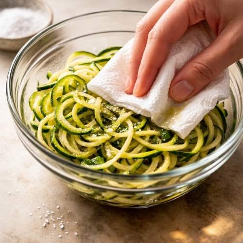 chicken zucchini alfredo pasta recipe