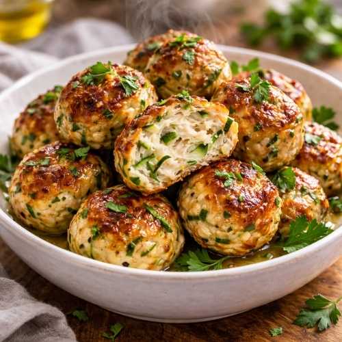 chicken zucchini meatballs recipe