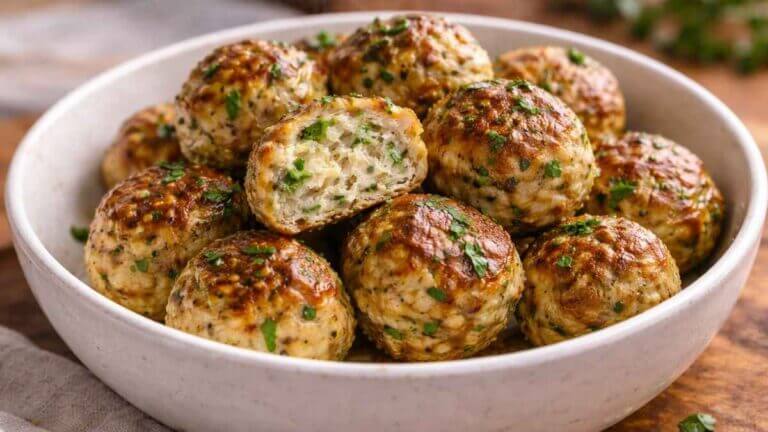 chicken zucchini meatballs recipe