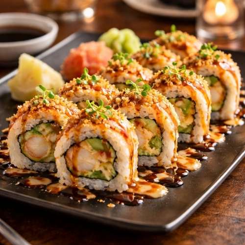 crunchy roll sushi