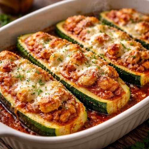how to make zucchini chicken parmesan recipe