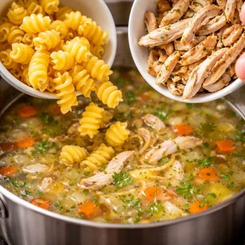 how to make zupas chicken noodle soup recipe