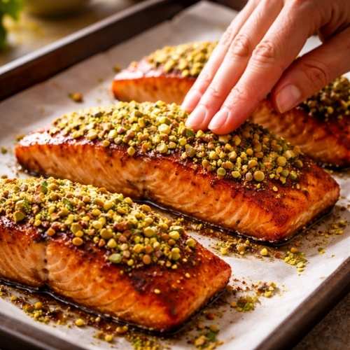 the keg pistachio crusted salmon copycat recipe