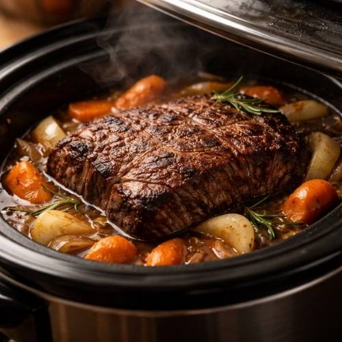 wagyu chuck roast recipe slow cooker