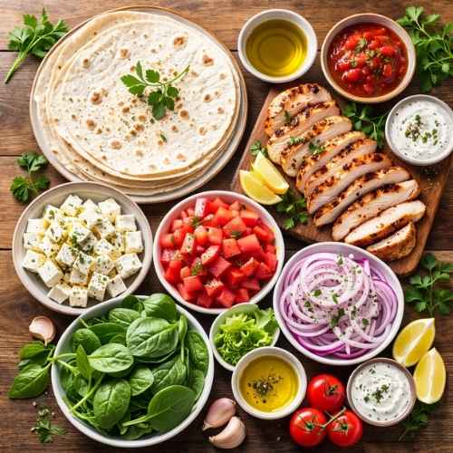 zoes kitchen chicken roll ups