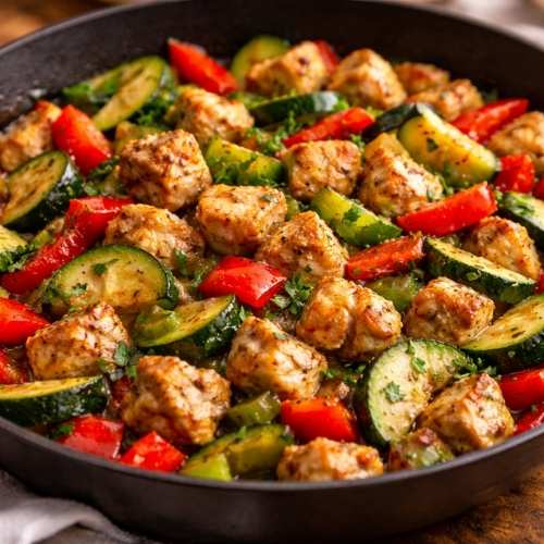 zucchini bell pepper chicken recipe