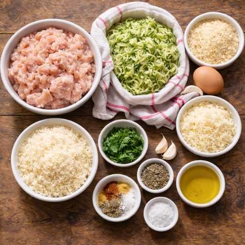 zucchini chicken meatball recipe