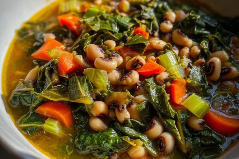 Black Eyed Pea and Collard Green Soup