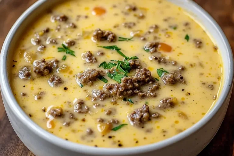 Carnivore Cheeseburger Soup