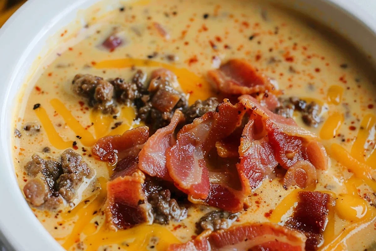 Carnivore Cheeseburger Soup