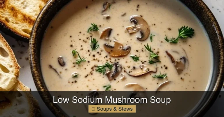 Low Sodium Mushroom Soup Healthy Recipes & Buying Guide 2026 2 Low Sodium Mushroom Soup