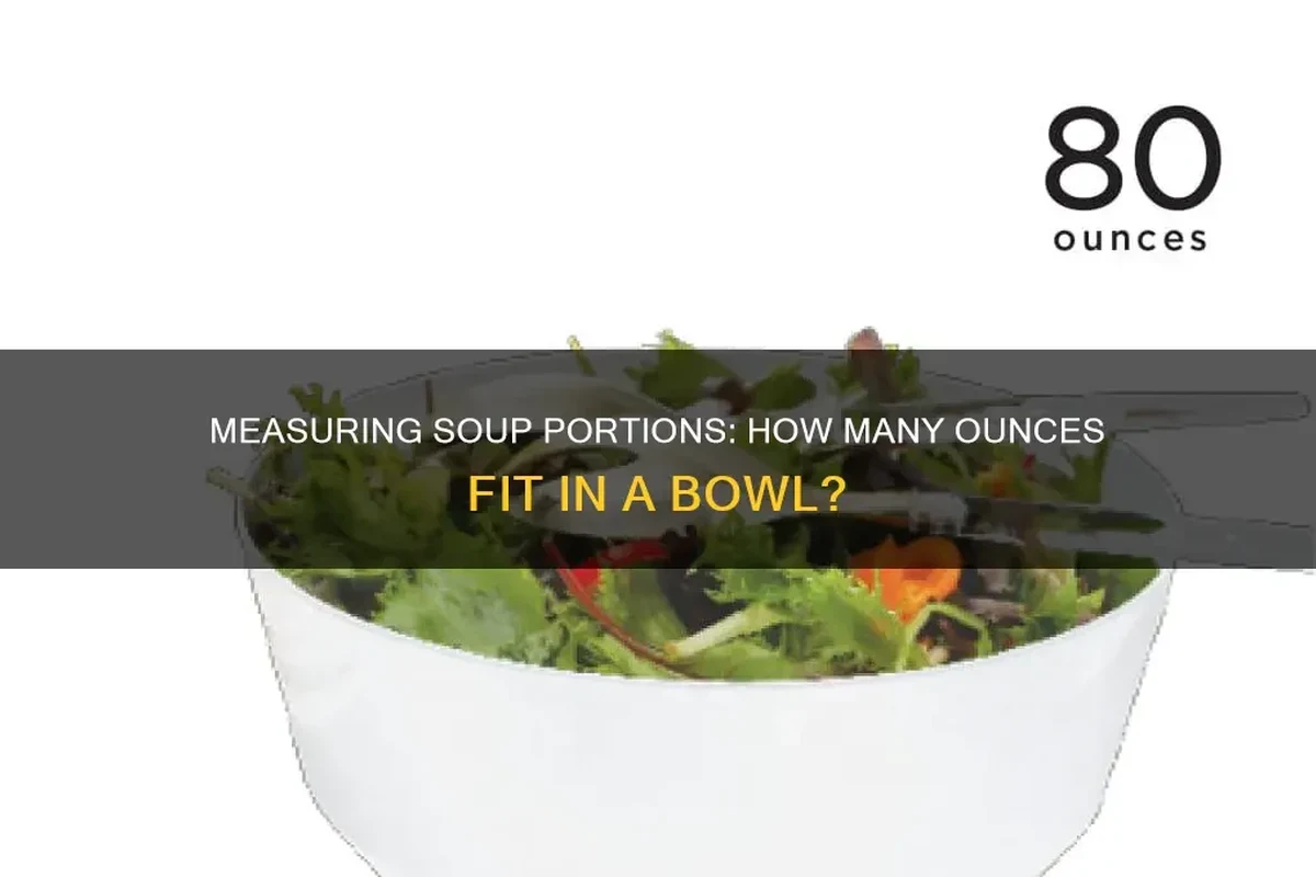 A steaming bowl of hearty vegetable soup on a wooden table, showcasing a standard 12-ounce serving size.