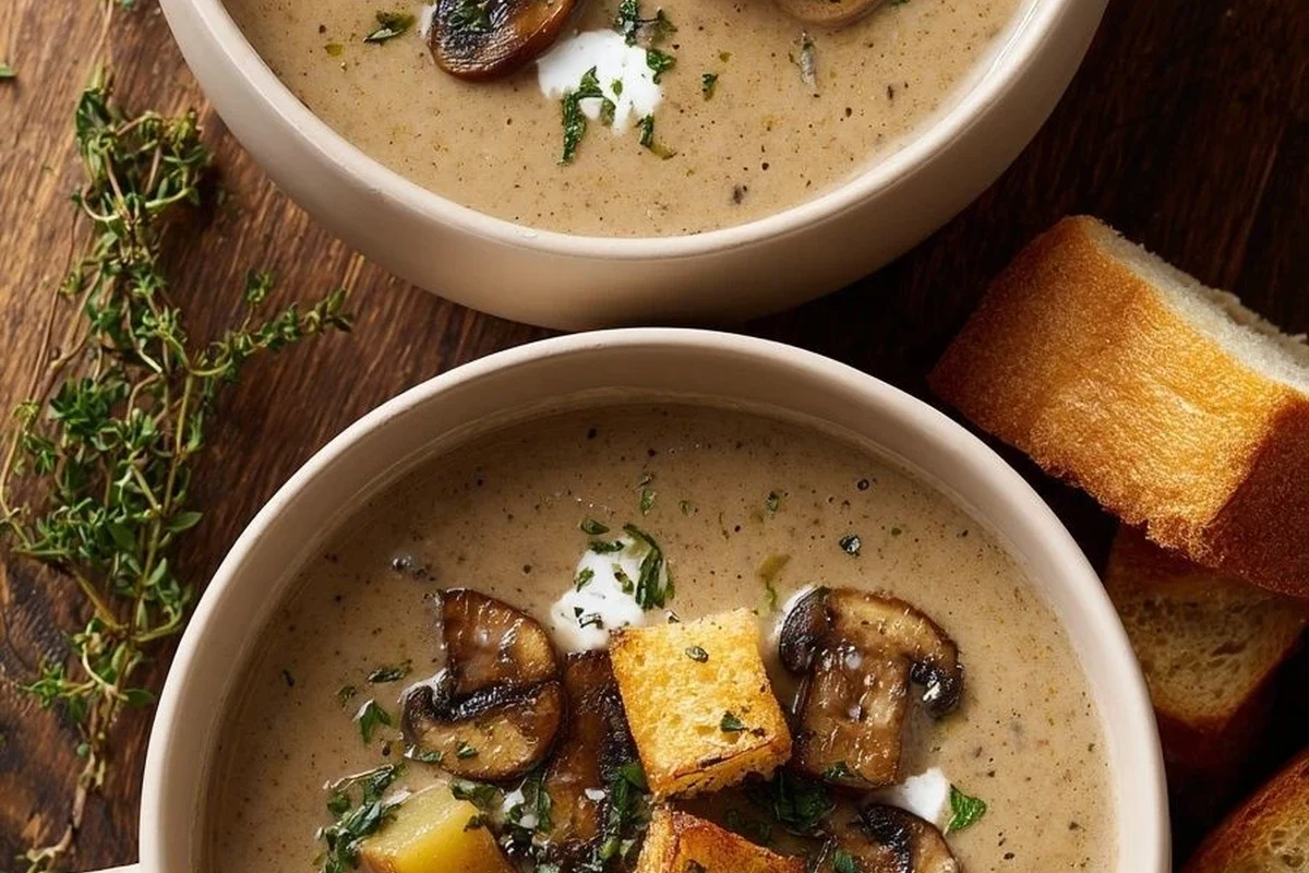 Portobello Mushroom Soup
