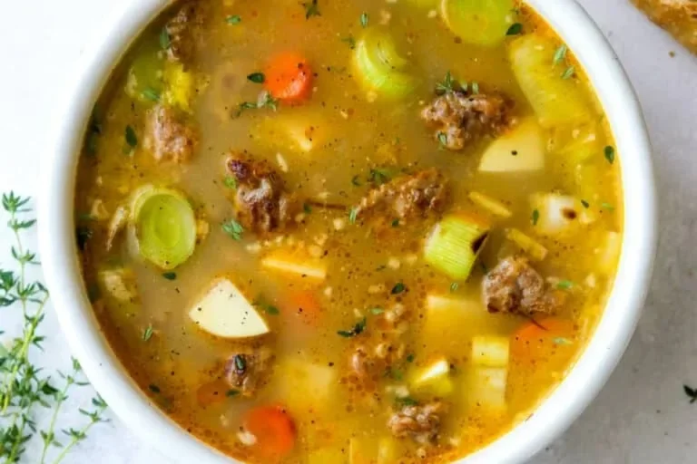 Sausage Potato Leek Soup