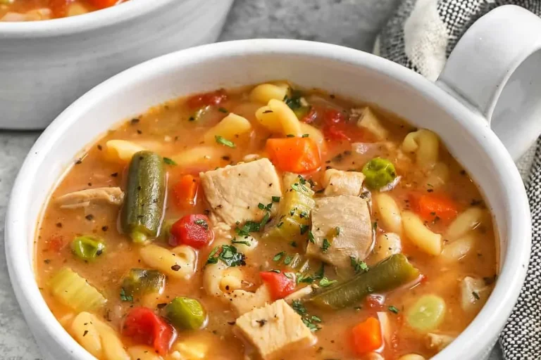 Turkey Soup with Leftovers