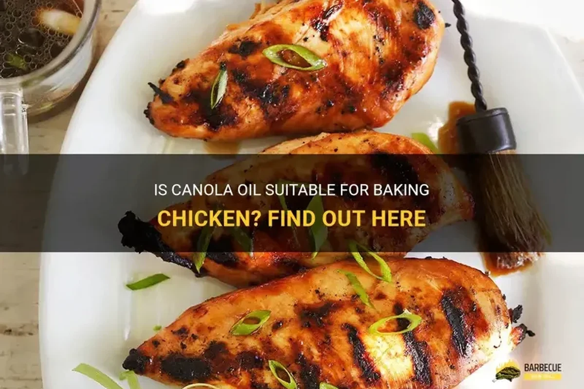 Canola Oil for Cooking Chicken 2 Golden-brown pan-fried chicken pieces cooking in a skillet with canola oil.