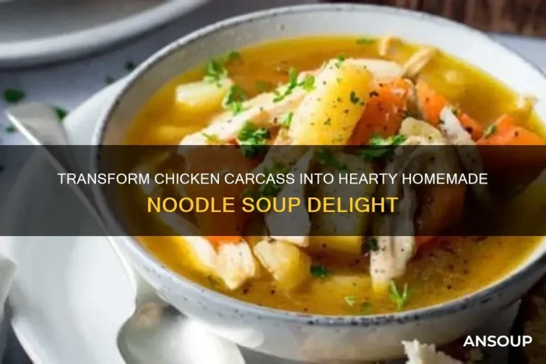 Carcass Chicken Noodle Soup