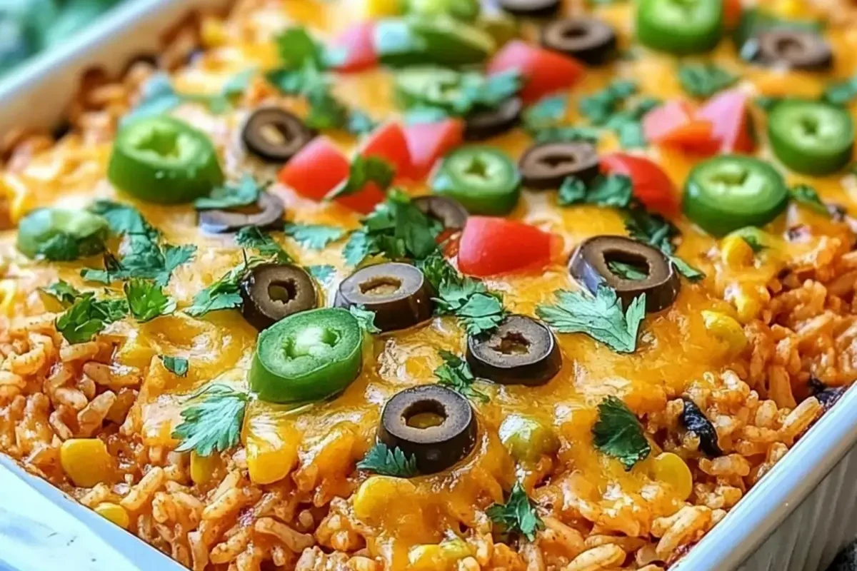 Chicken and Rice Enchilada Casserole