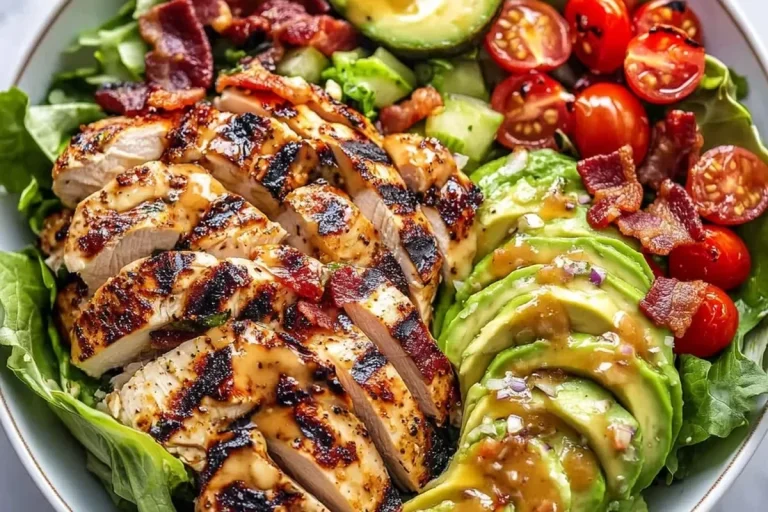 Double Chicken Avocado Salad