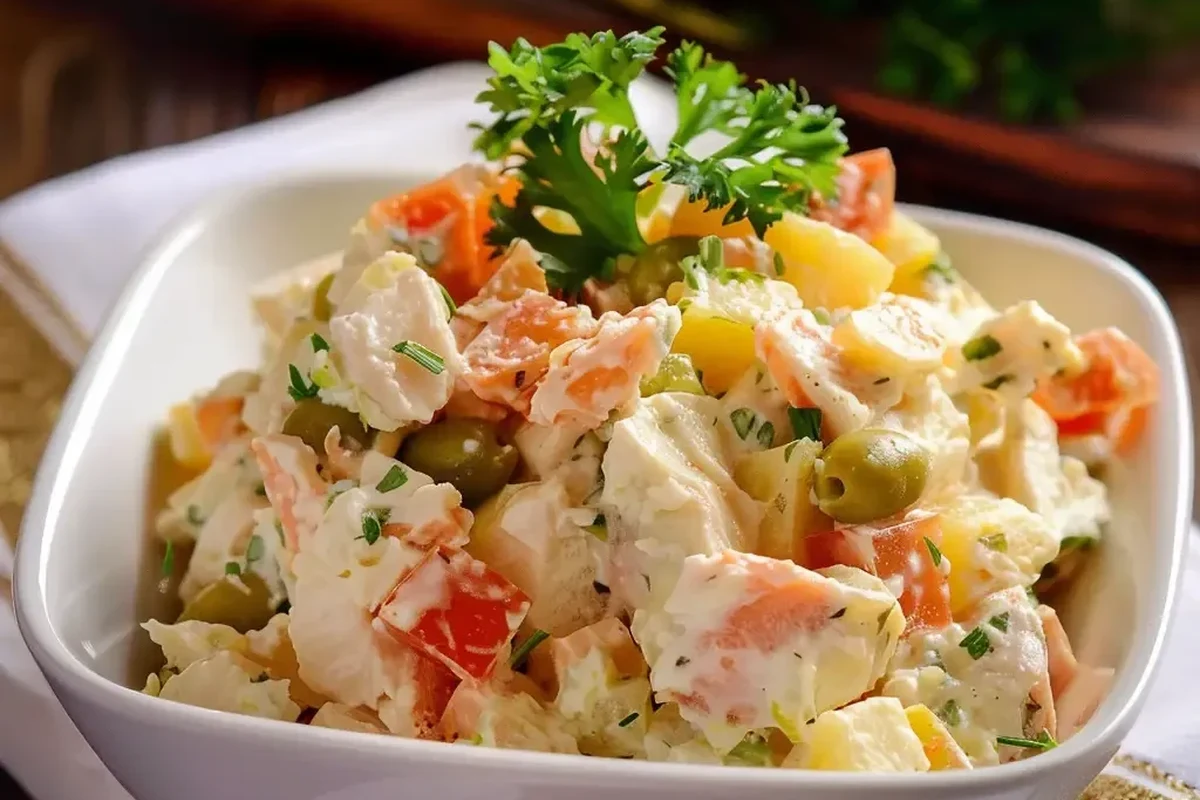 Ensalada De Pollo Con Mayonesa