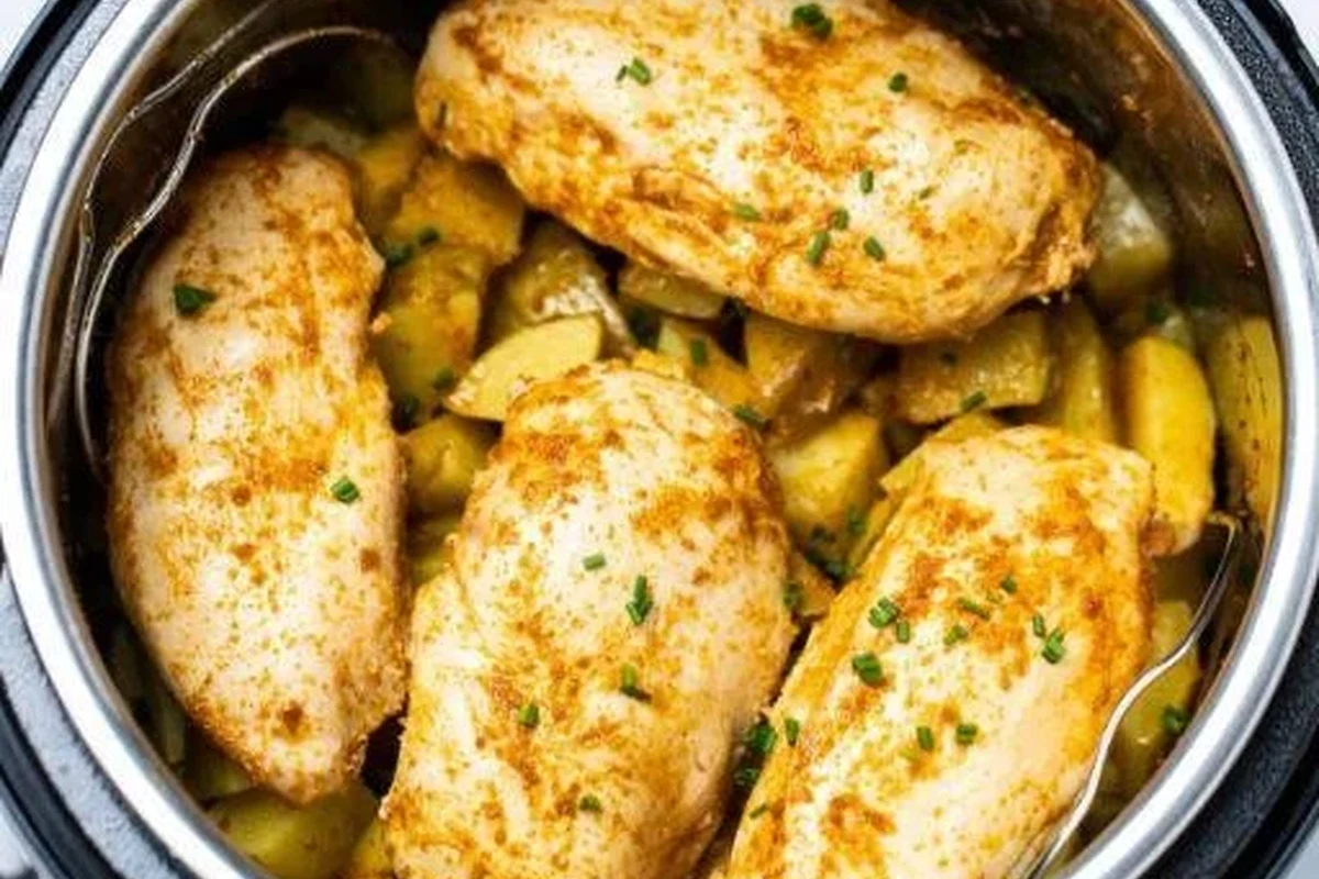 Frozen Chicken Breast in Pressure Cooker