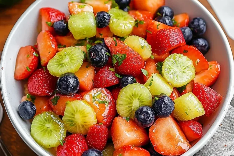 Fruit Salad with Lime and Honey