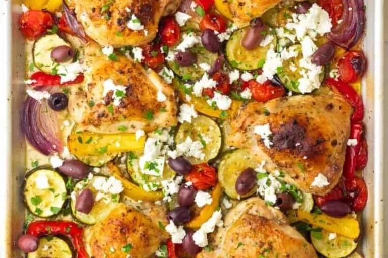Greek Sheet Pan Chicken Recipe