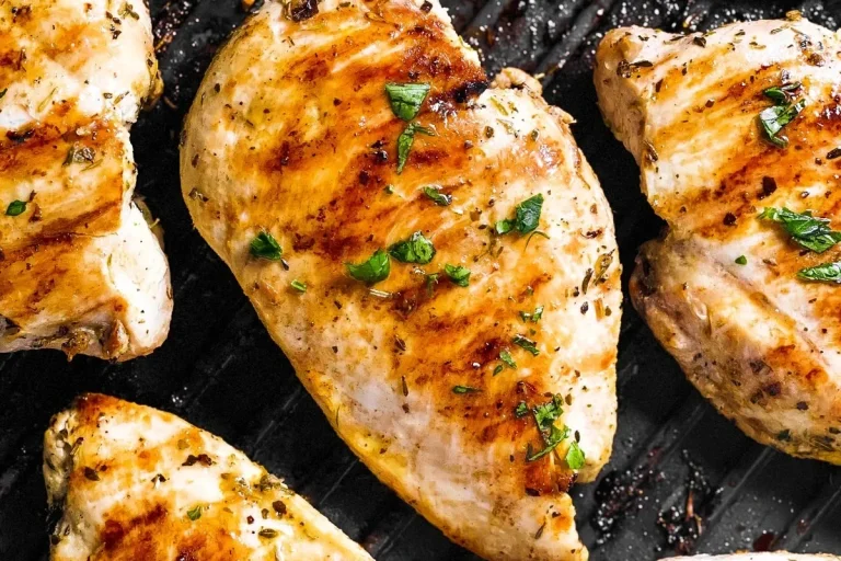 Grilling Chicken Breast with Charcoal