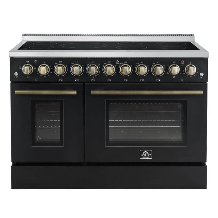 electric range with double oven