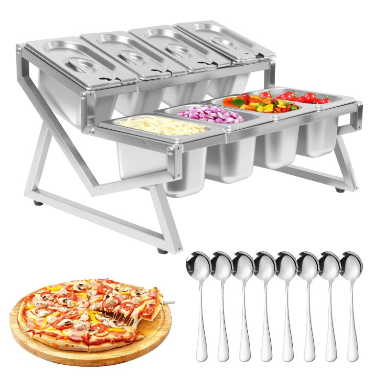 pizza place with salad