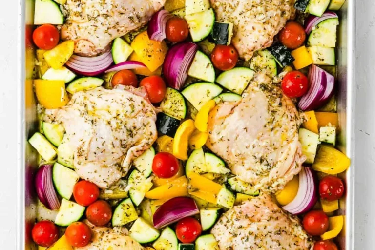Sheet Pan Mediterranean Chicken