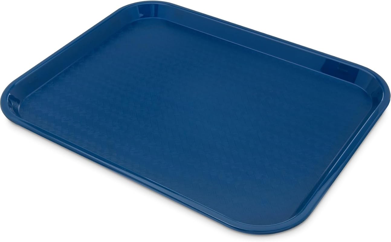 Carlisle Cafe Tray, 14 x 18 Blue Fast Food Restaurant Tray