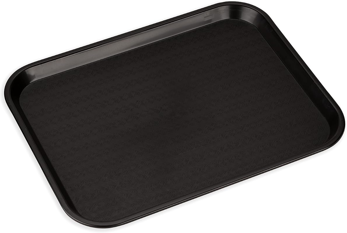 Carlisle Fast Food Cafeteria Tray, Durable BPA-Free Polypropylene, Slip-Resistant Stackable Rectangle