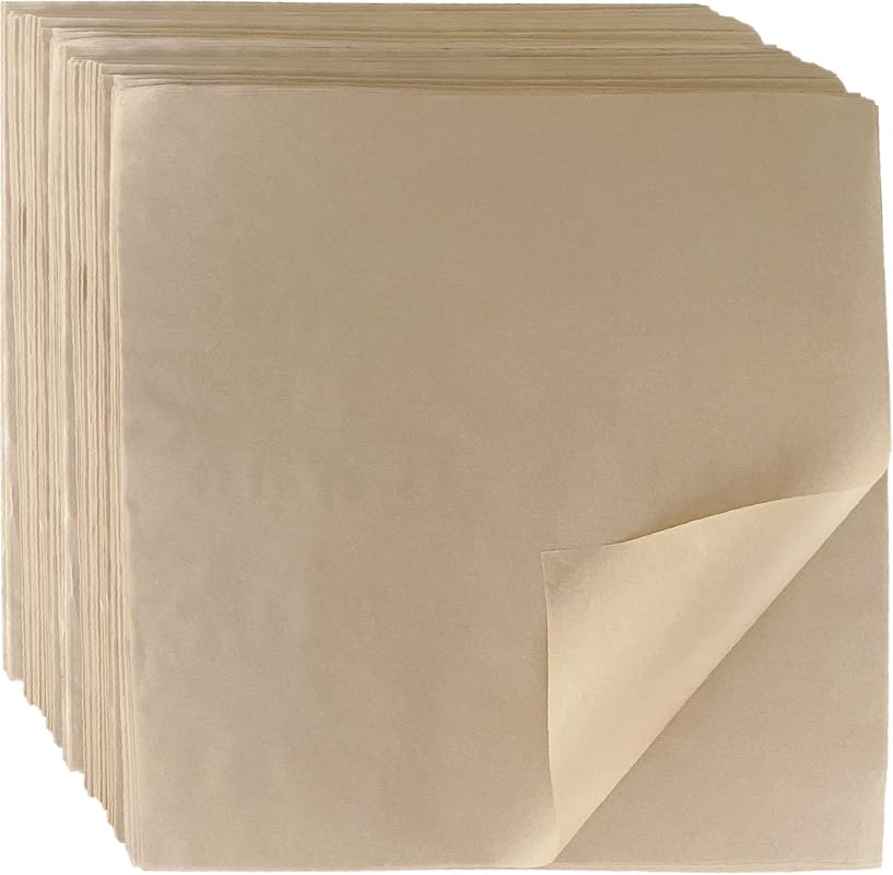 CAMKYDE 12x12 Grease-Resistant Deli Paper Sheets, 100-Pack Sandwich Wrapping Paper